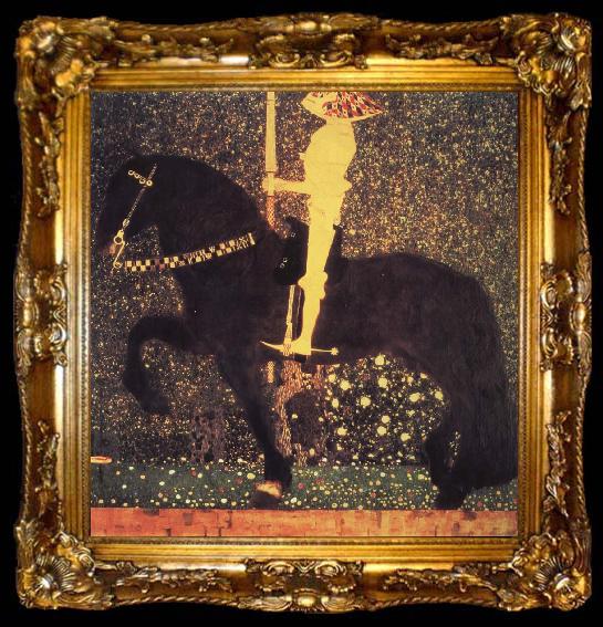 framed  Gustav Klimt The golden knight, ta009-2